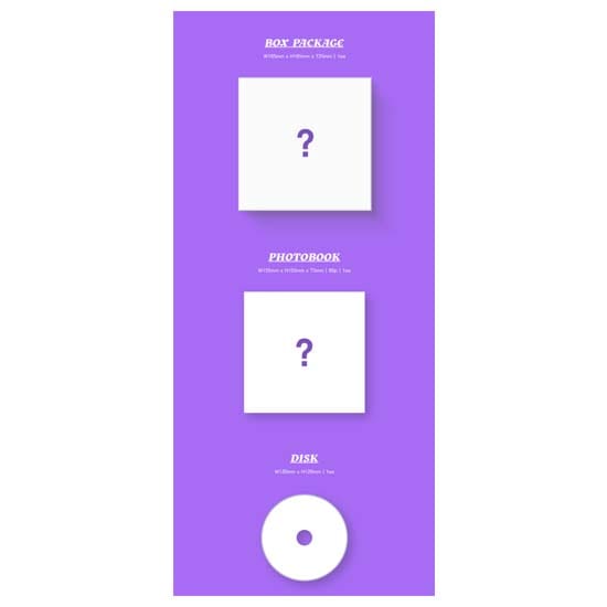 ICHILLIN 1e Mini Album Bridge of Dreams purple