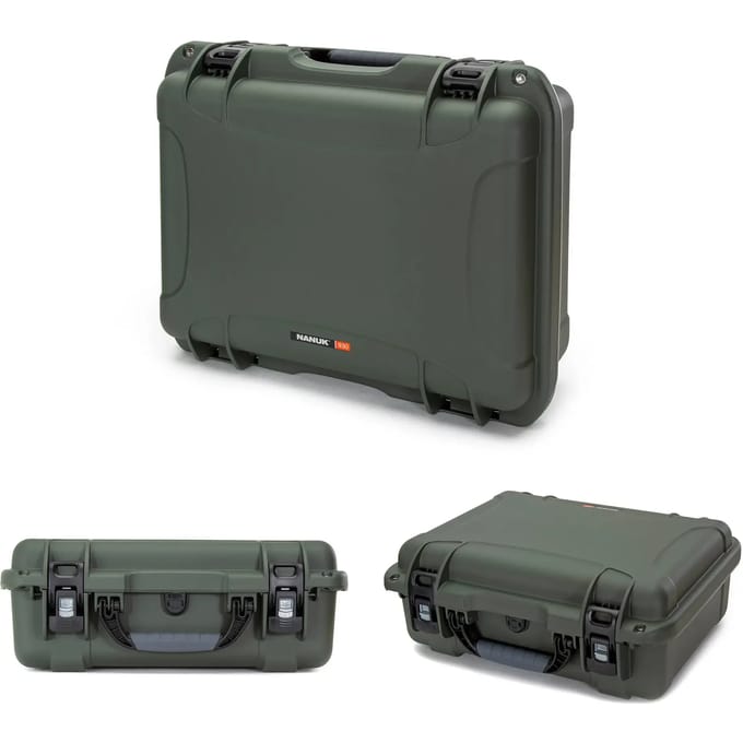 Nanuk 930 Case w/padded divider - Olive