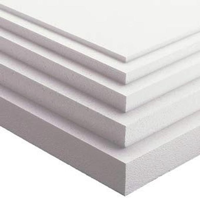 Piepschuimplaten voor warmte-isolatie van muren en plafonds - 100 x 100 x 2 cm