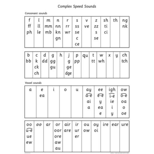 Read Write Inc.: A0 Speed Sounds Poster - Gill Munton