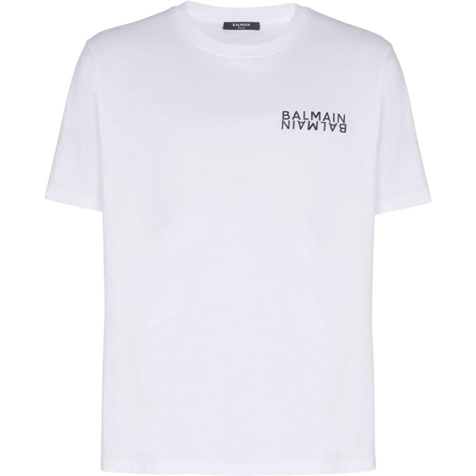Balmain T-shirt met logo-opdruk