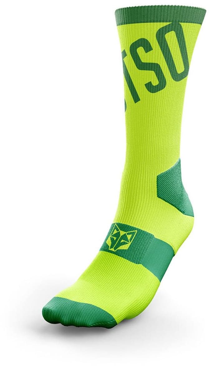 Otso High Cut Fluo Green Sokken Geel EU 40-43