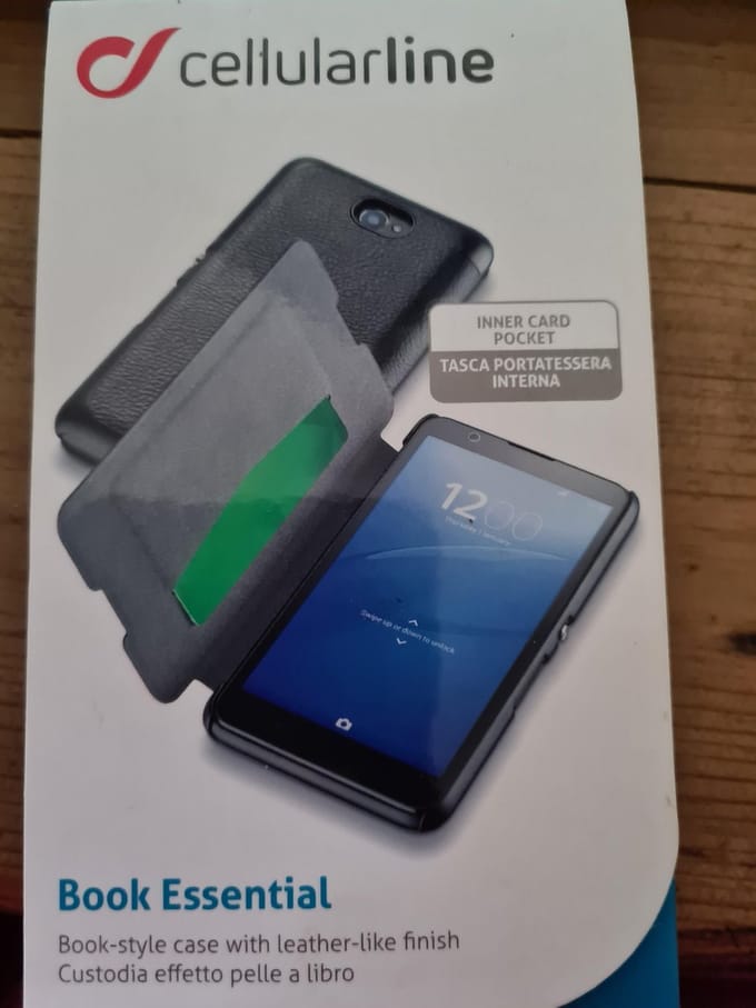 Cellularline Book essential sony xperia E4 zwart