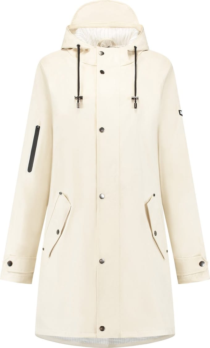 Mirage Rainfall trenchcoat soft touch S off-white