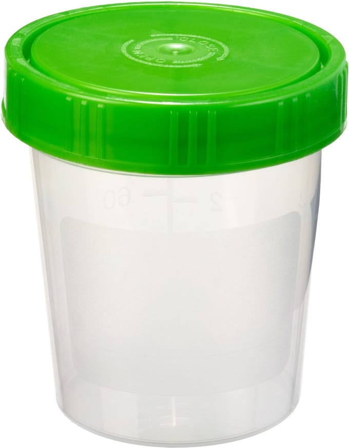 Urine Potjes – 10 Stuks - 100 ML – Afsluitbaar – Herbruikbare Containers