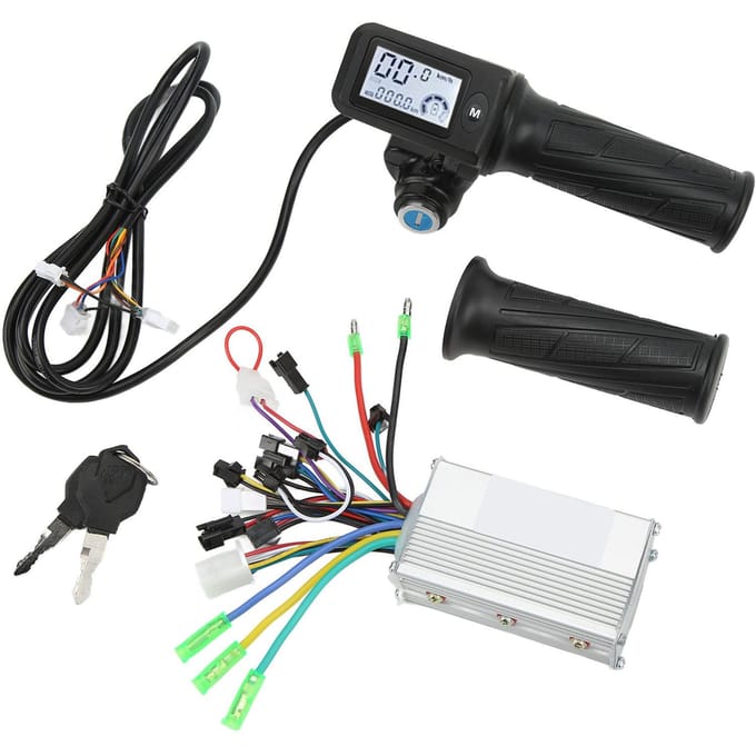 36V 48V 350W Elektrisch Voertuig Controller Kit Borstelloze Motor Controller Kit Scooter Borstelloos black