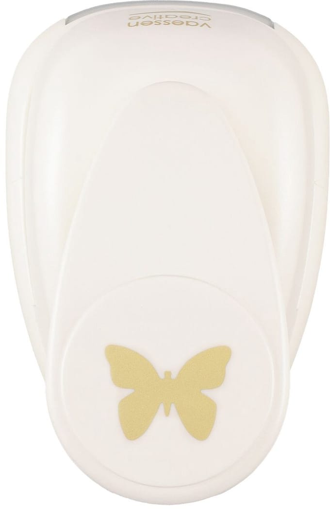 Vaessen Creative Pons - Figuurpons - Vlinder - 3 x 4 cm