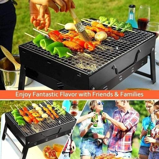 Draagbare Koolgrill - Opvouwbaar en Ideaal voor Buiten
