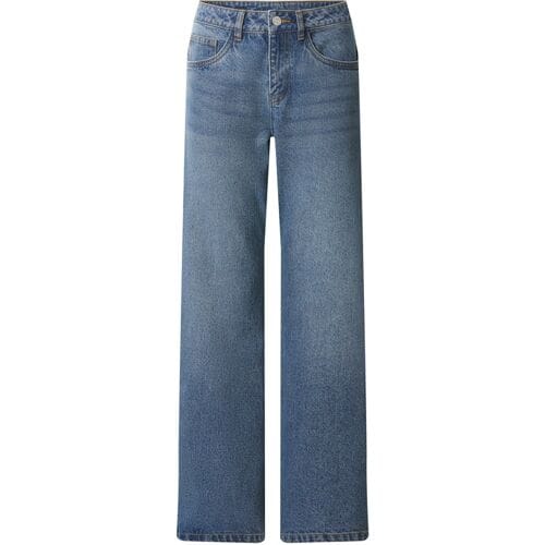 ESMARA Dames jeans - Wide leg (Blauw, 40)