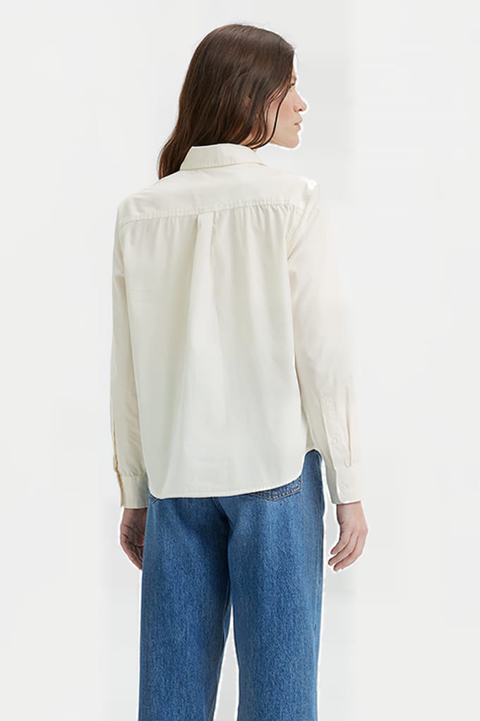 Levi's The Button-down Shirt Beige Taglia: XXS | Magliette intime Outlet | Donna | Marrone