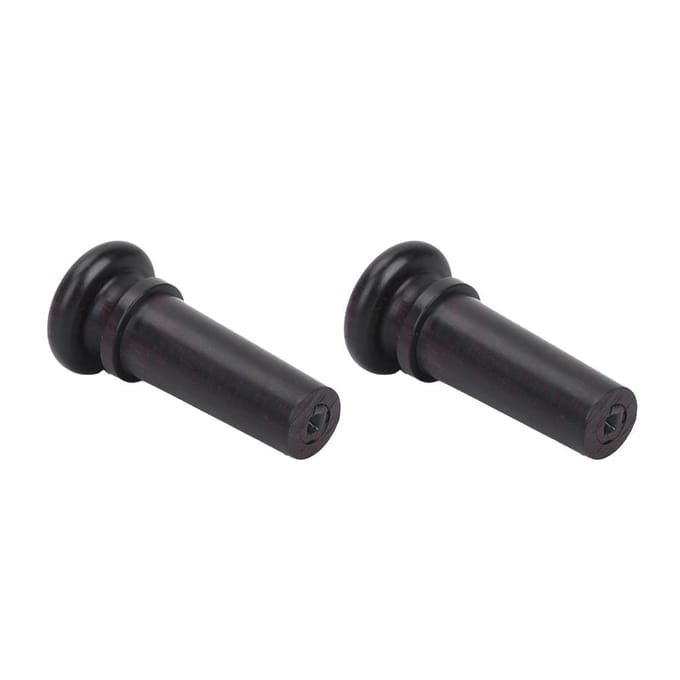 2 stuks hoogwaardige jujubehouten vioolstaartpen muziekinstrumentaccessoires(Type A) black