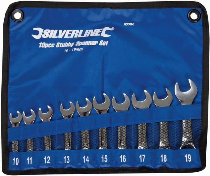 Silverline 630063 10-delige steeksleutel set
