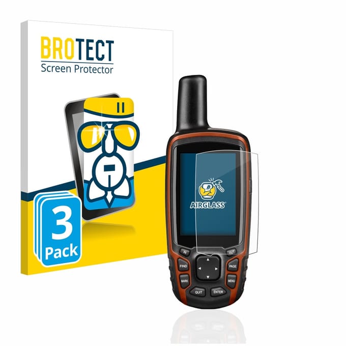 Screenprotector 3 Stuks voor Garmin GPSMAP 64s Beschermglas transparant