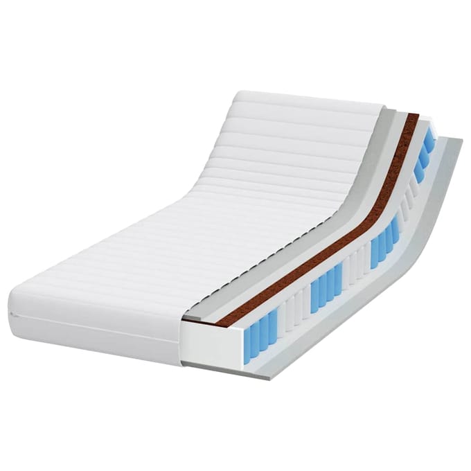 vidaXL - Matras - 100 - x - 200 - cm - Wit