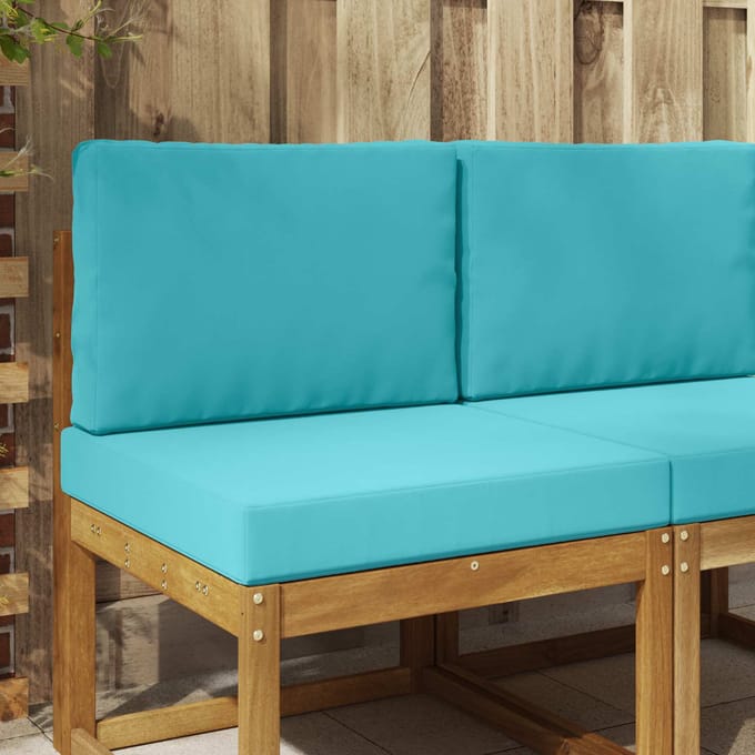 vidaXL Buiten bankkussen Polyester Turquoise 60 x 60 cm