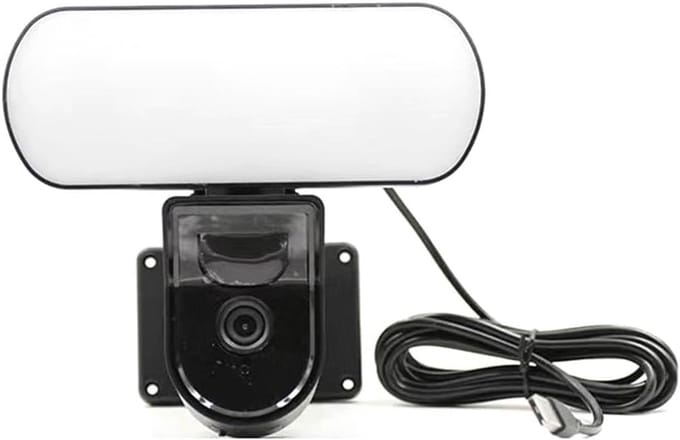Wandlamp Camera - Buitenbeveiliging - Huisbewaking - Slimme Detectie - IP65 Waterdicht - Zwart