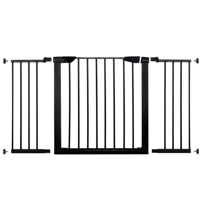 Springos Traphekje | Traphek | Veiligheidshekje | Metaal | Zwart | 75 - 138 cm