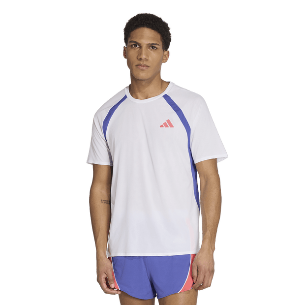 Adidas Adizero Archive T-shirt T-shirts Heren - Wit - Maat S - Poly Mesh
