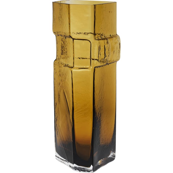 Ferm Living Muro vaas - recycled amber - H 38 cm