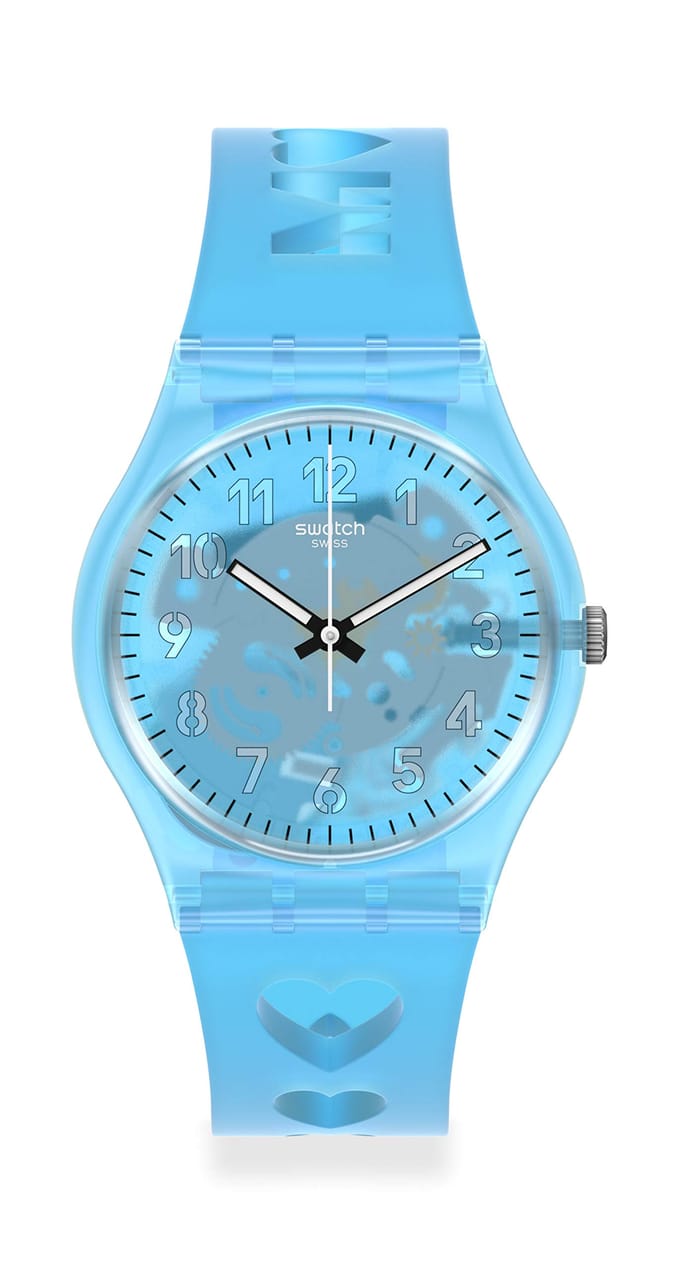 Swatch SWATCH MOEDERDAG GZ353 Blauw Polshorloge gray