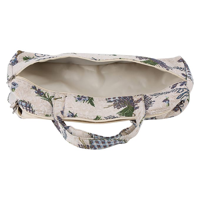 Huishoudelijke Stoffen Handwerken Breinaalden Opberg Trui Geweven Organizer Tas Paarse Bloem gray
