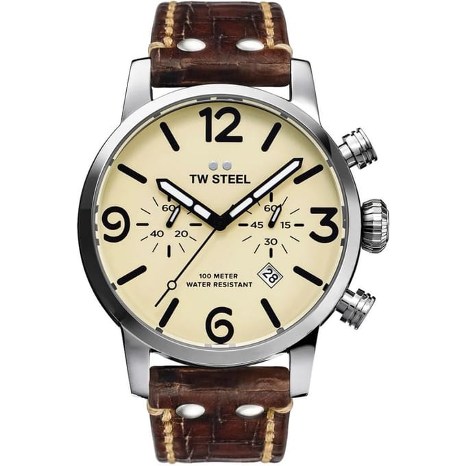 TW Steel MS24 Maverick Heren Horloge 48mm 5ATM
