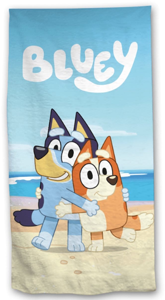 Bluey strandlaken beach 70 x 140 cm blauw