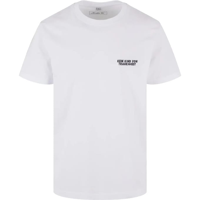 Mister Tee - Kein Kind von Traurigkeit EMB Heren Tshirt - S - Wit