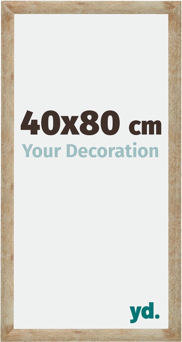Your Decoration - Fotolijst 40x80 cm - MDF - Goud - Catania
