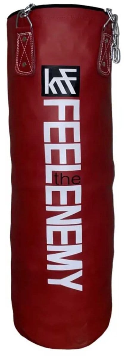 Krf Feel The Enemy Ongevulde Bokszaak Voor Training 100x35 Cm Rood 100 x 35 cm