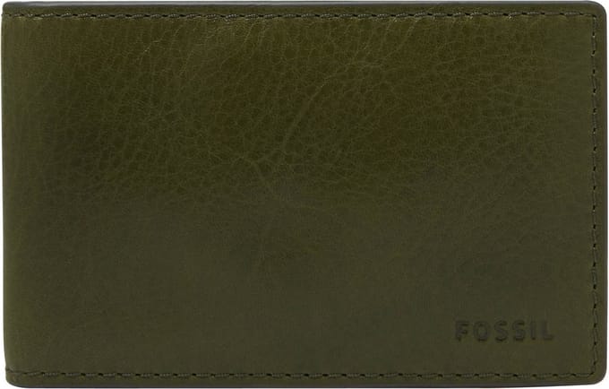 FOSSIL Portemonnee Andrew FPW Bifold Canteen Groene