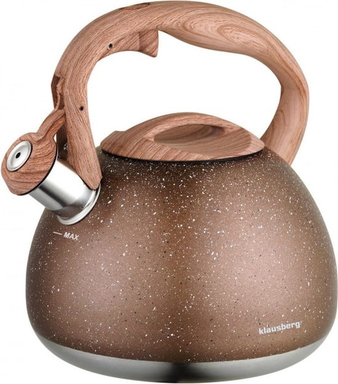 Klausberg 7510 - Traditionele fluitketel - Brons - 2.8 liter