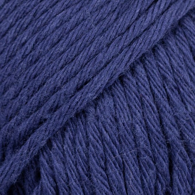 DROPS Paris Uni Colour - 28 marineblauw - Katoen Garen
