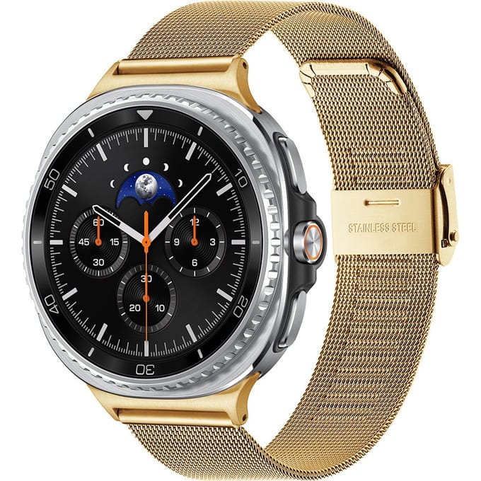 Samsung Special Edition Galaxy Watch 8 CLASSIC Zwart/Goudkl Mesh 46mm