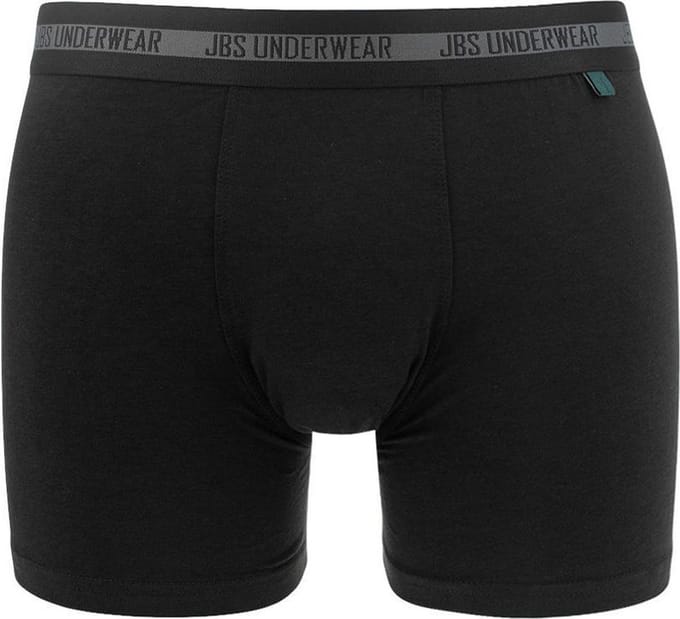 JBS heren 6P bamboe boxers zwart
