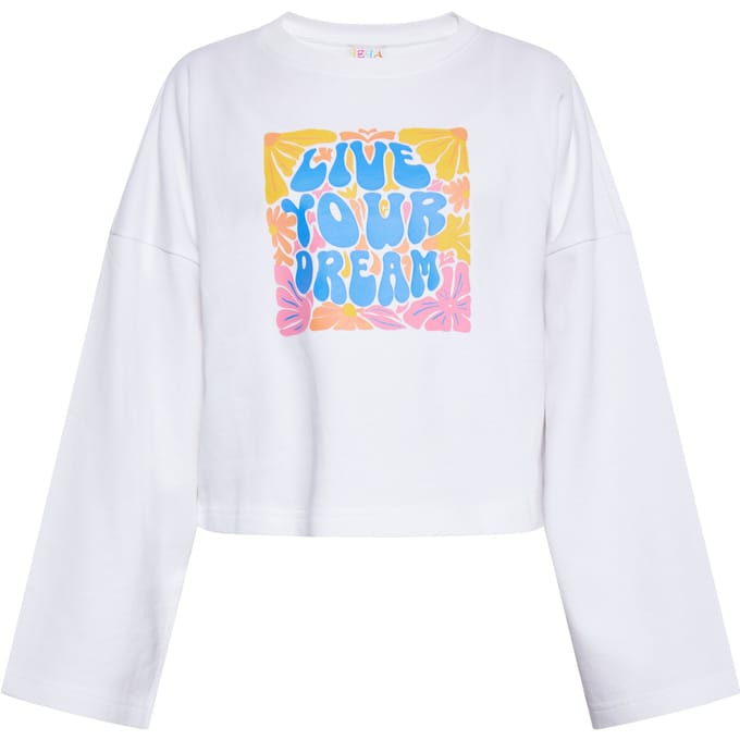 IZIA Sweatshirt Dames wit