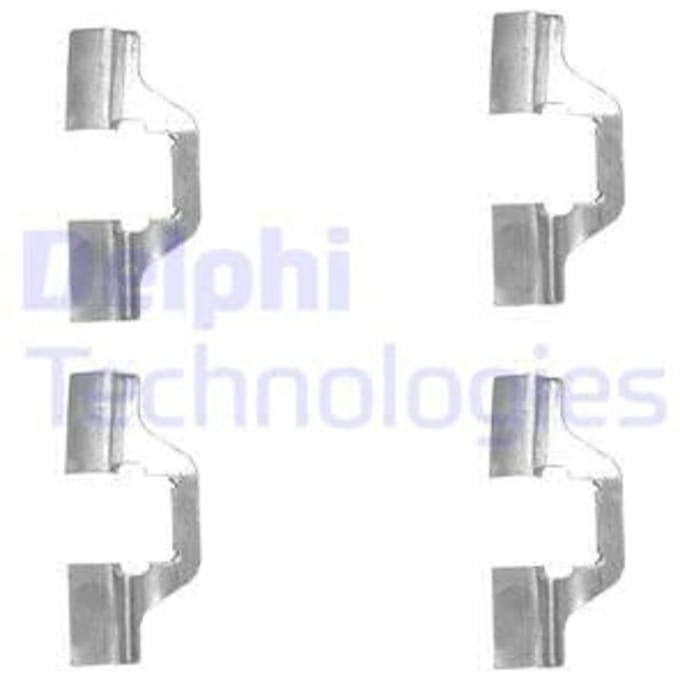 Toebehorenset, schijfremblok DELPHI LX0492