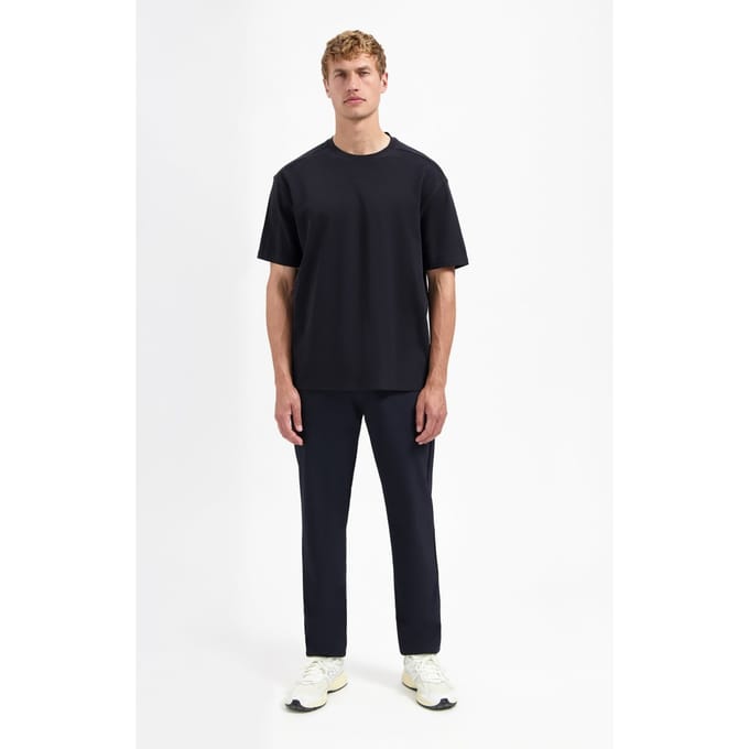 No Excess T-shirt Crewneck Solid Heavy Interlock Black Größe: S | Basic T-Shirts Outlet | Herren | Schwarz