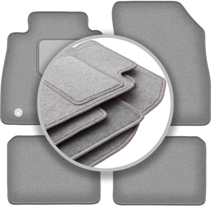 Grijze automatten voor: Nissan Micra K14 hatchback (2017-)