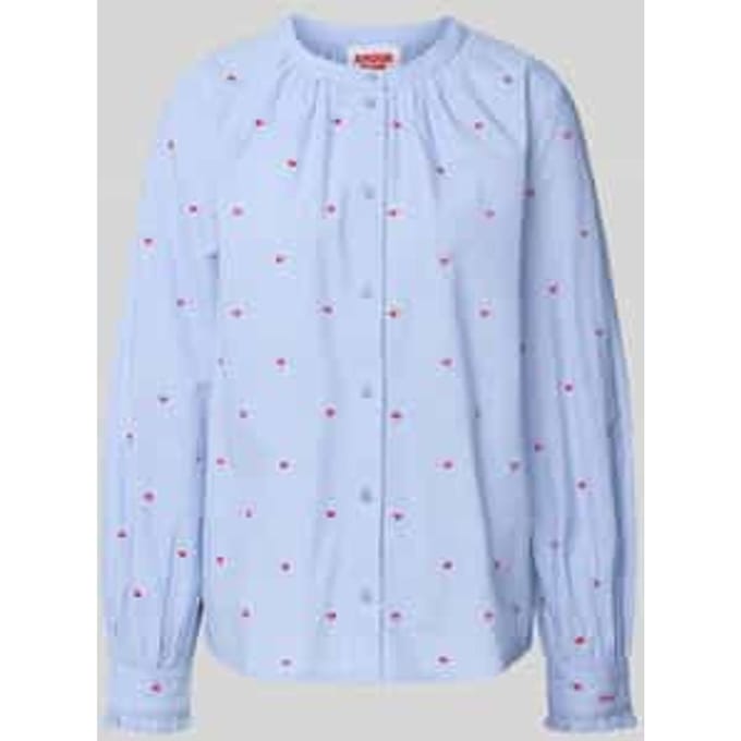 overhemdblouse met knoopsluiting