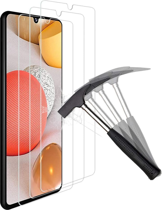 Screenprotector Glas - Tempered Glass Screen Protector Geschikt voor: Samsung Galaxy M12 - 3x