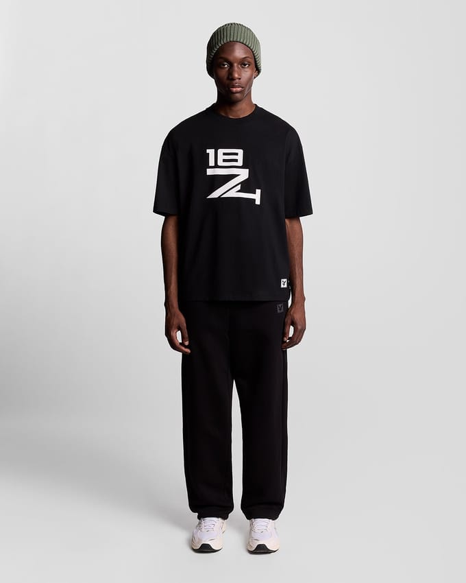 Lyle & Scott Lounge Straight Leg Joggingbroek - Zwart