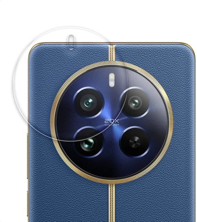 Rosso Camera Protector Geschikt voor Realme 12 Pro | Camera Lens Bescherming | Case Friendly | Ultra Dun Glas | Transparant