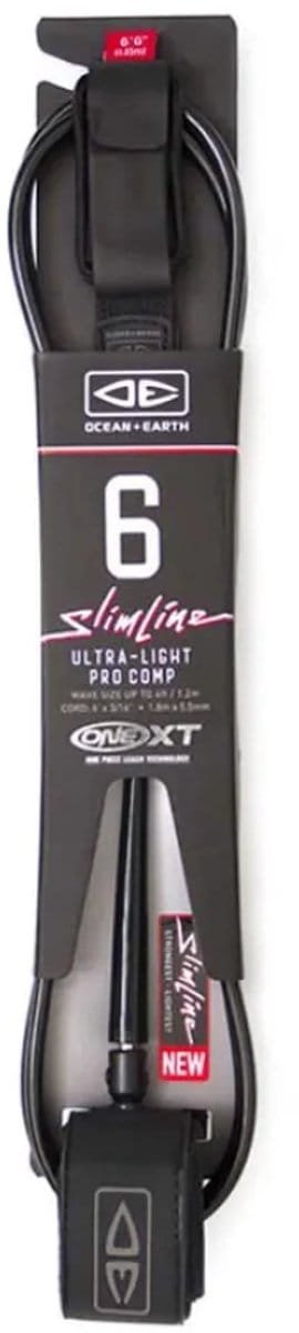 Ocean & Earth One Xt Slim Line Ultra-light Pro Comp 6´0 Surfboard Surflijn Zwart 6´0´´