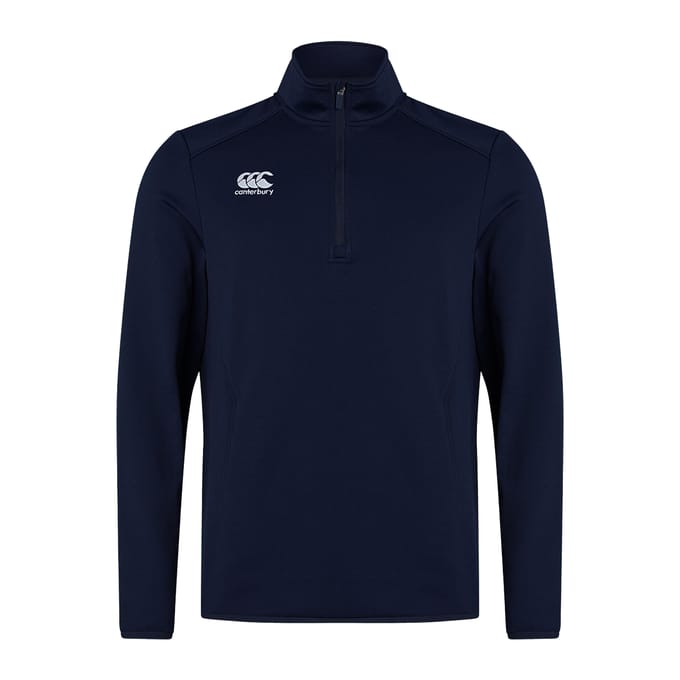 Canterbury Heren Club Quarter Zip Training Midlayer (Marine)