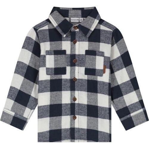 Prénatal peuter blouse Dark Bluegrey 104 heren