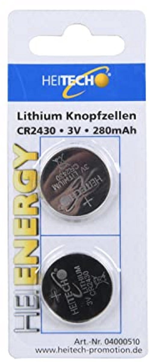 CR2430 Lithium Knoopcelbatterij - 3 V Lekvrij en Langdurig