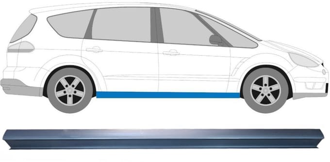 Reparatie dorpel voor Ford S-MAX 2006-2015 / Links = Rechts (symmetrisch)