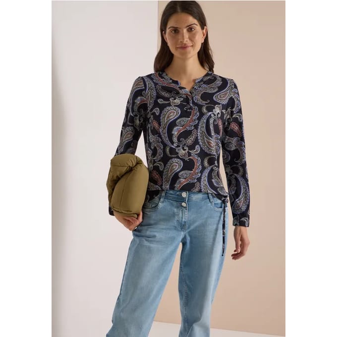 Shirt met lange mouwen in tuniekstijl