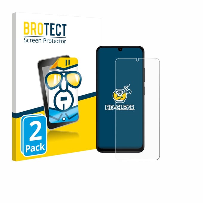 BROTECT - Screenprotector voor Xiaomi Redmi A5 - Folie Beschermfolie transparant 2 Stuks
